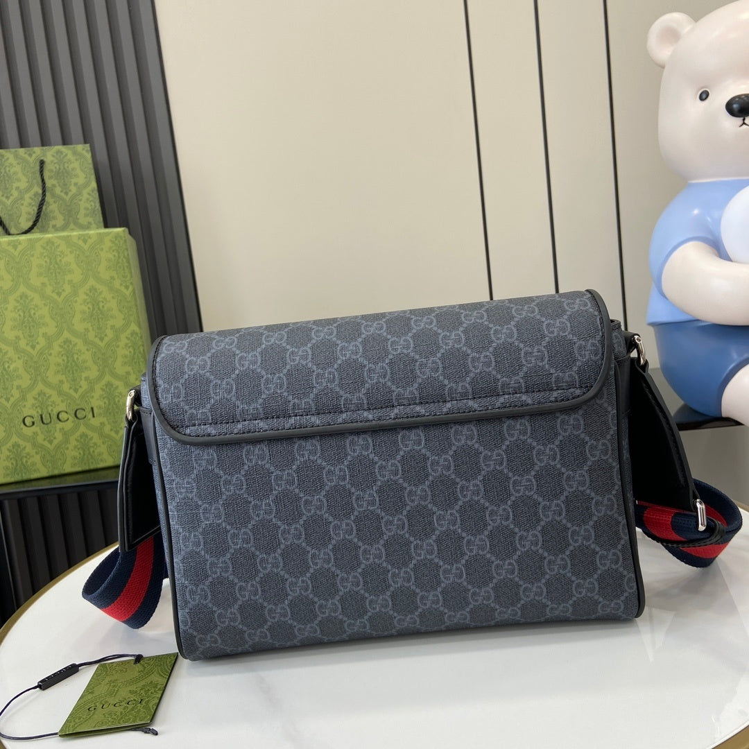 Gucci GG Monogram Messenger Bag Naty