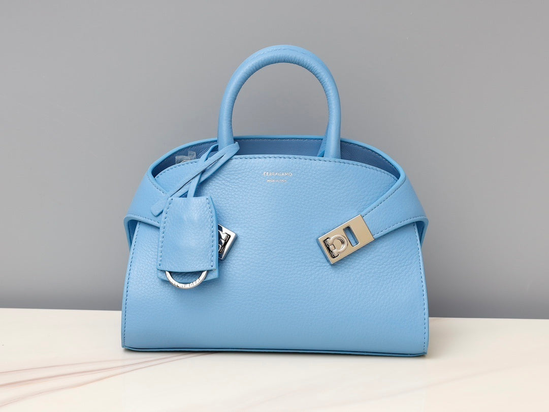 bolsa tote Ferragamo Hug  blue