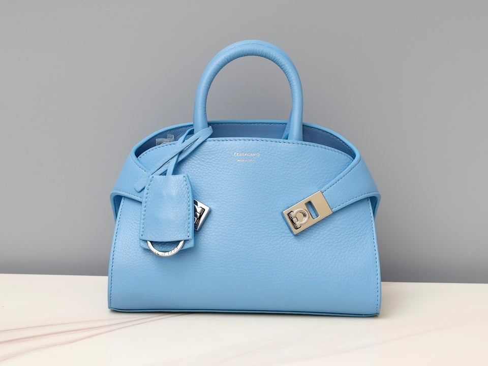 bolsa tote Ferragamo Hug  blue
