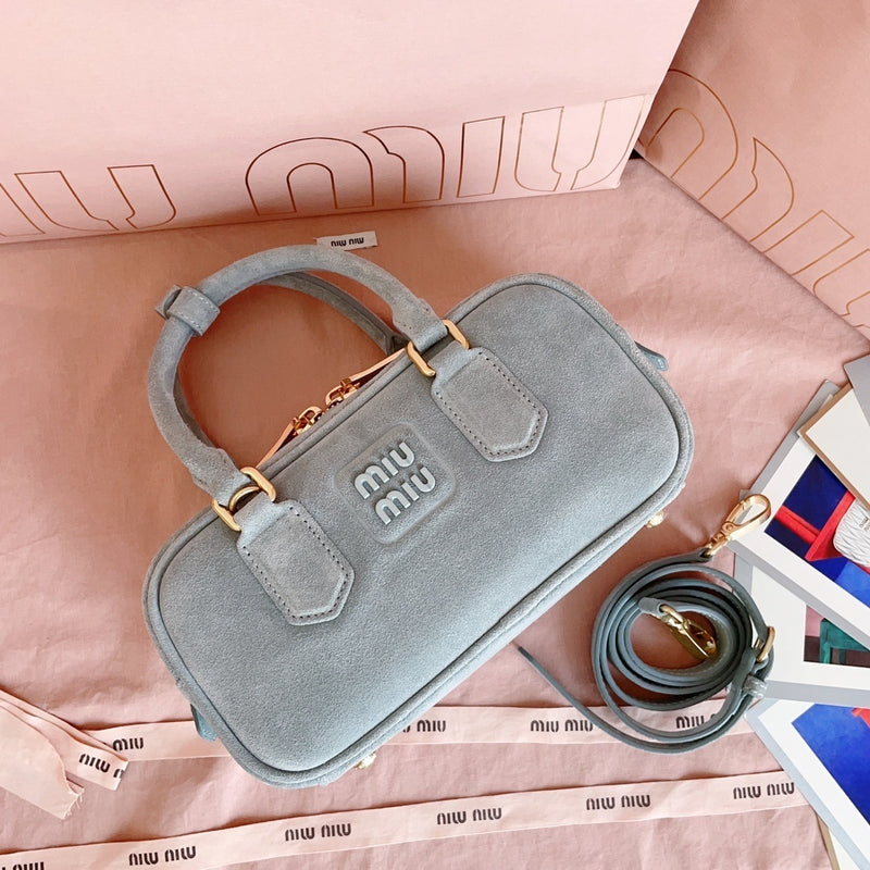 Miu Miu Suede Pocket Bag