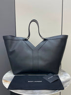Bolsa Saint Laurent Y Mini Tote Couro Black