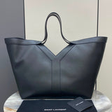 Bolsa Saint Laurent Y Mini Tote Couro Black