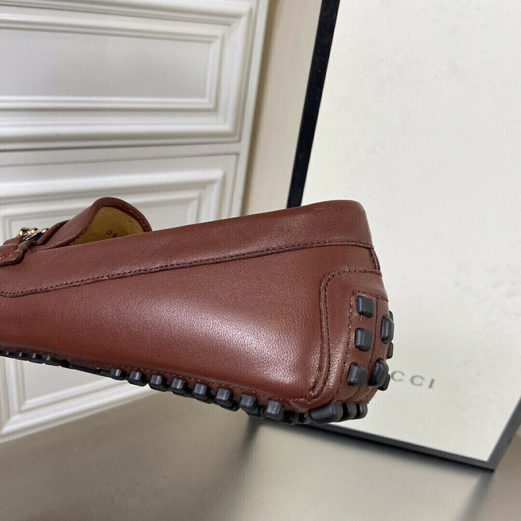 Mocassim GUCCI GG - Marrom