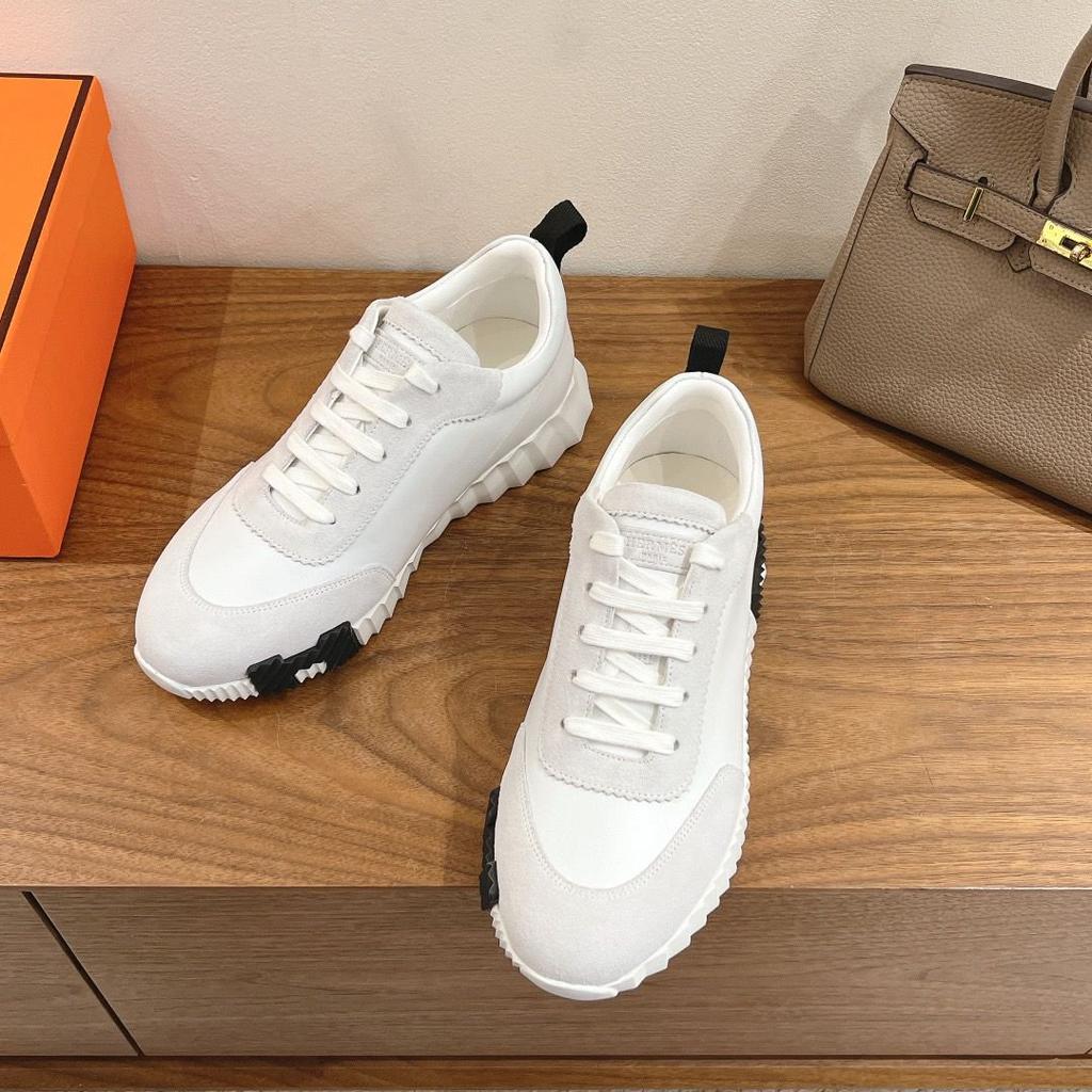 Hermes Air Mesh Suede Goatskin Bouncing