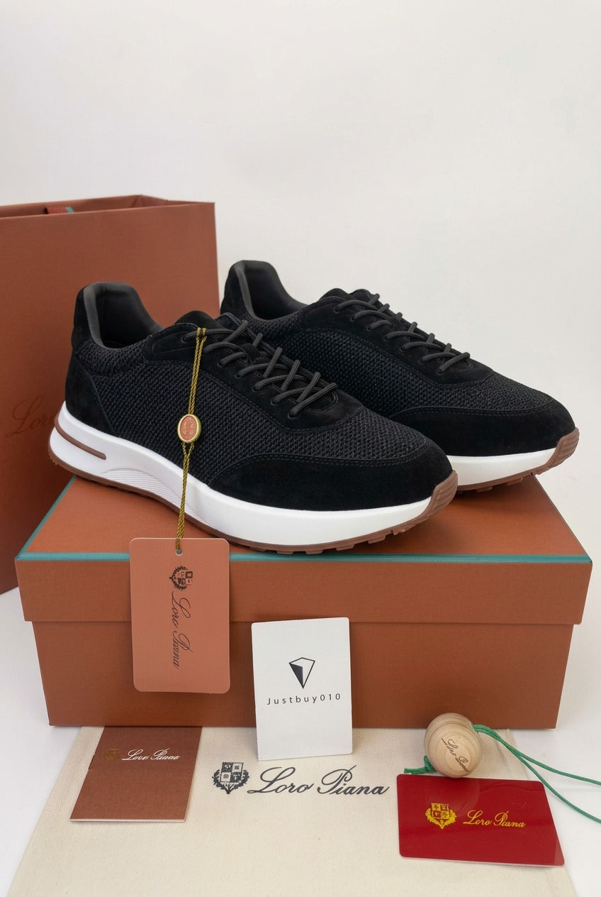 Loro Piana Week End Walk Mesh (black) ( Pronta entrega )