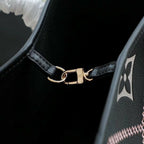 Louis Vuitton Neverfull MM Monogram Empriente Black LV M46040 31*28*14cm