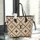 Louis Vuitton Neverfull MM Monogram Empriente Cream/Black M46040 31*28*14cm