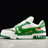 TRAINER BAIXO BRANCO/VERDE