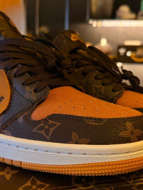 Air Force 1 Custom Off-White X Louis Vuitton ( pronta entrega)