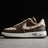Nike Air Force 1 Low Louis Vuitton Monogram Brown Damier Azur.