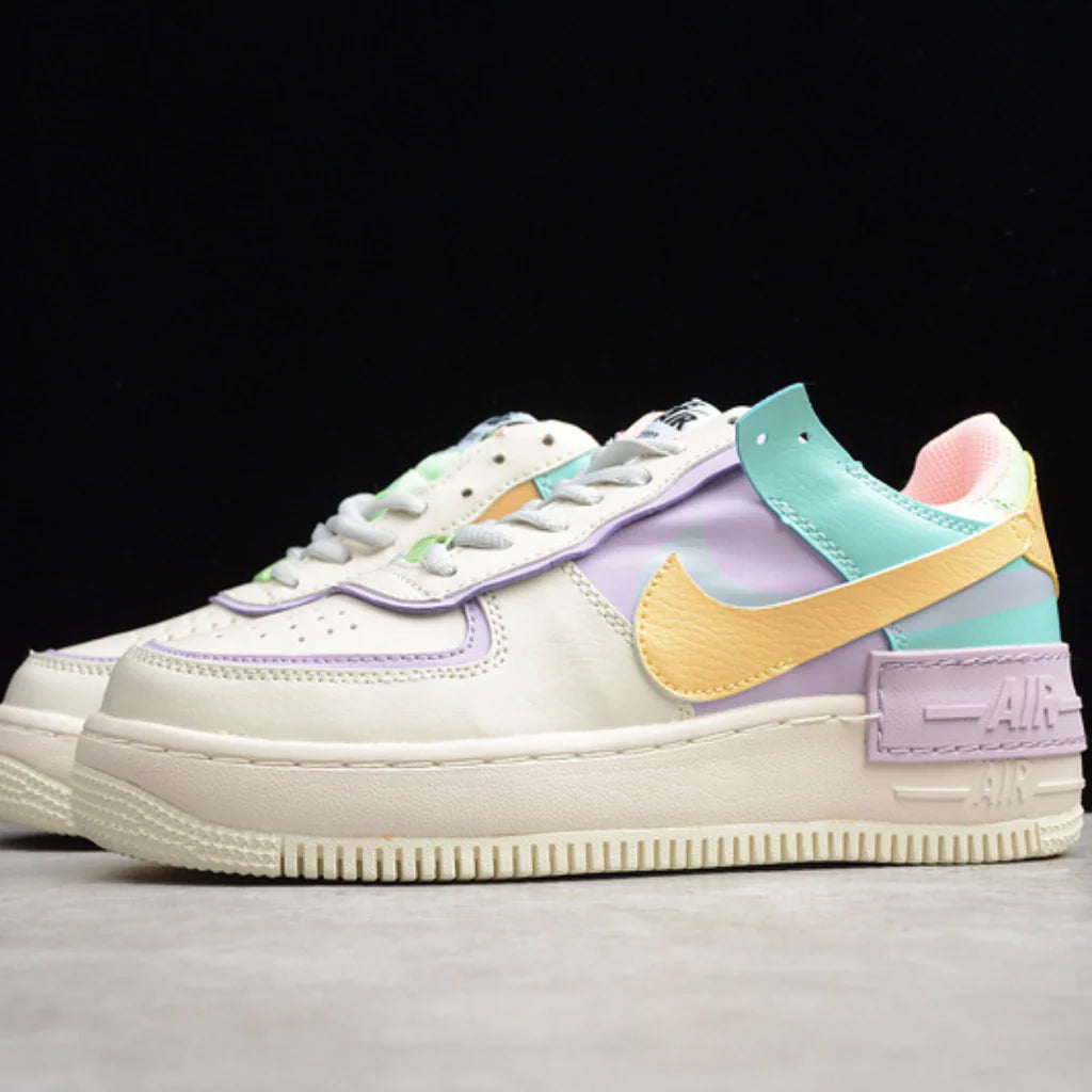 Nike Air force 1 Shadow PALE IVORY CELESTIAL GOLD TROPICAL TWIST CI091 Manfrim Store