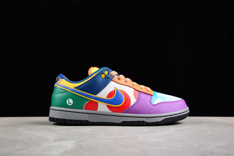 Nike Dunk Low Super Mario Custom (Pronta entrega)