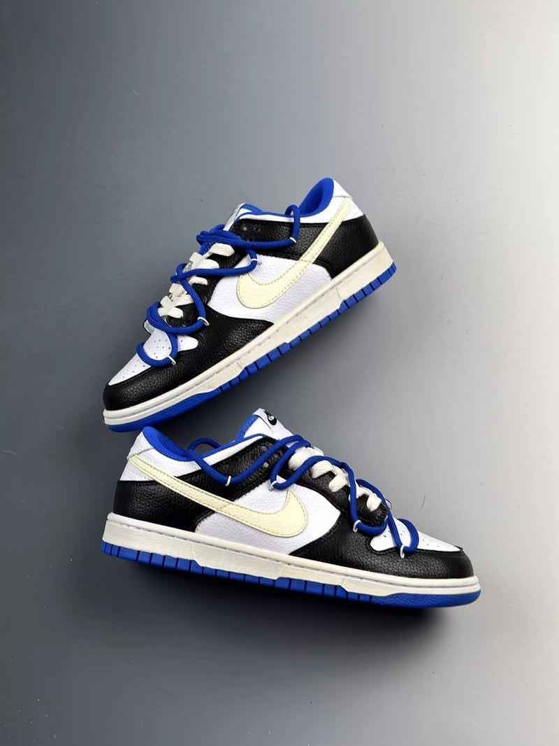 Nike Dunk Low White Bllack Roya FD9064 110