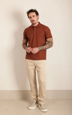 Polo Judá Premium Piquet Brown (Pronta Entrega)