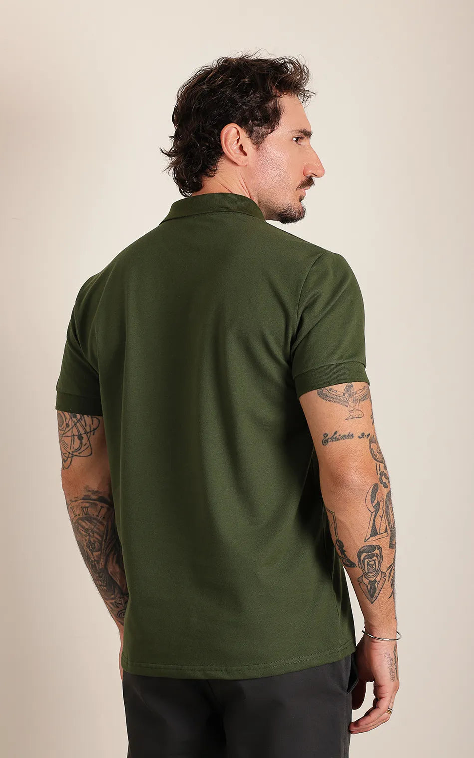 Polo Judá Premium Piquet Green (Pronta Entrega)