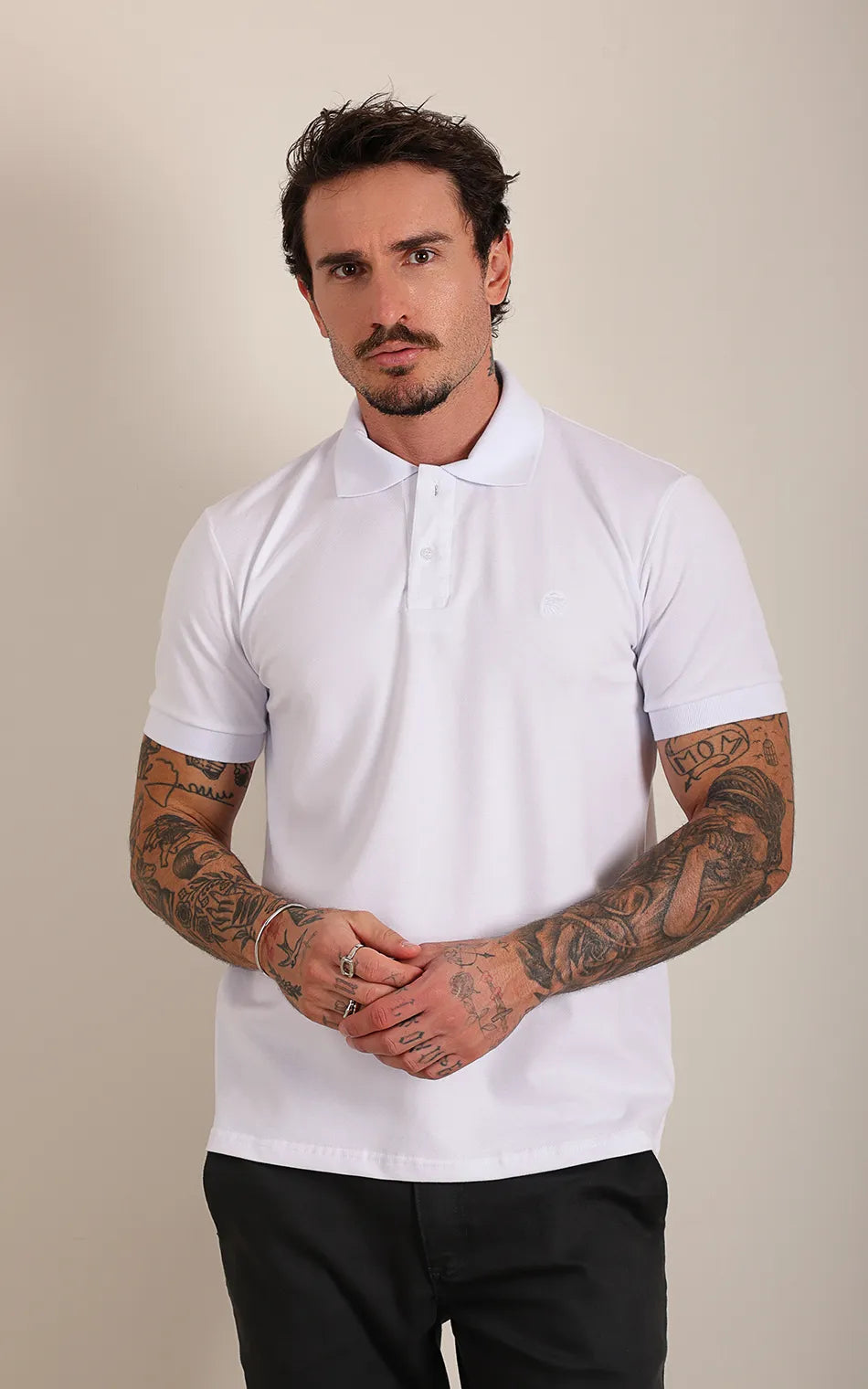 Polo Judá Premium Piquet White (Pronta Entrega)