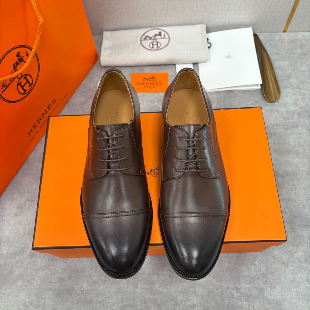 Hermès Lawrence Shoe Brown