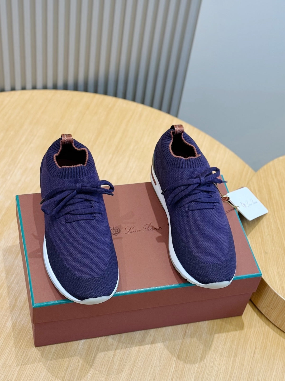 Loro Piana 360 LP Flexy Walk Sneaker Navy Blue