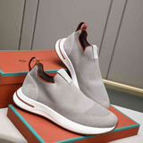 Loro Piana 360 LP Flexy Walk Sneaker Grey/Brown .