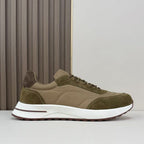 Loro Piana Week End Walk Sneaker Olive Brown .