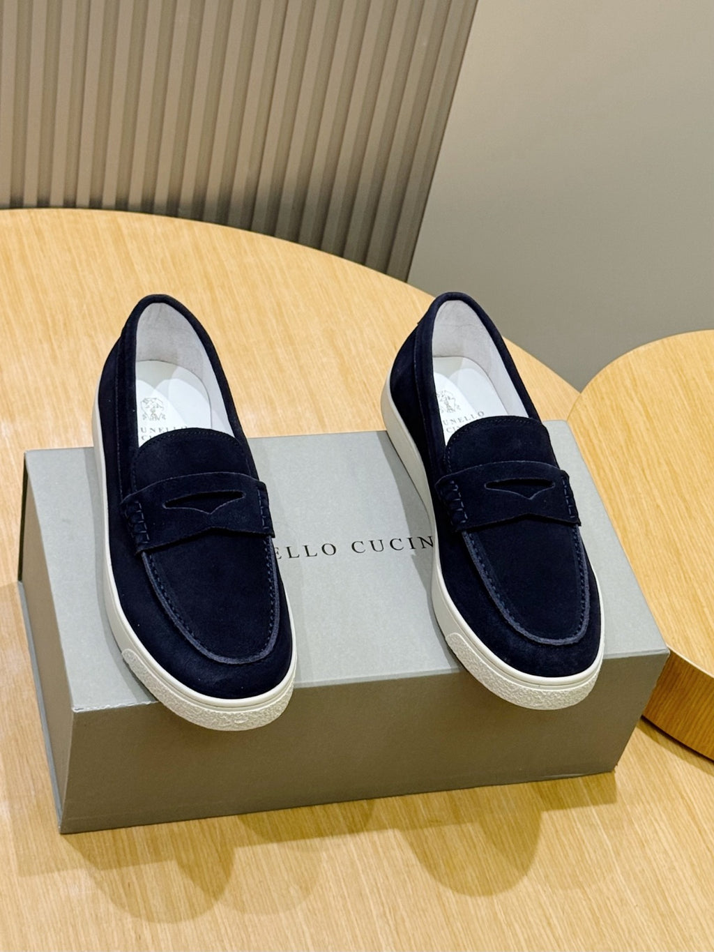 Brunello Cucinelli Loafer Navy Blue