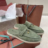 Loro Piana Charms Mule Green