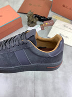 Loro Piana Newport Walk Sneaker All Grey .