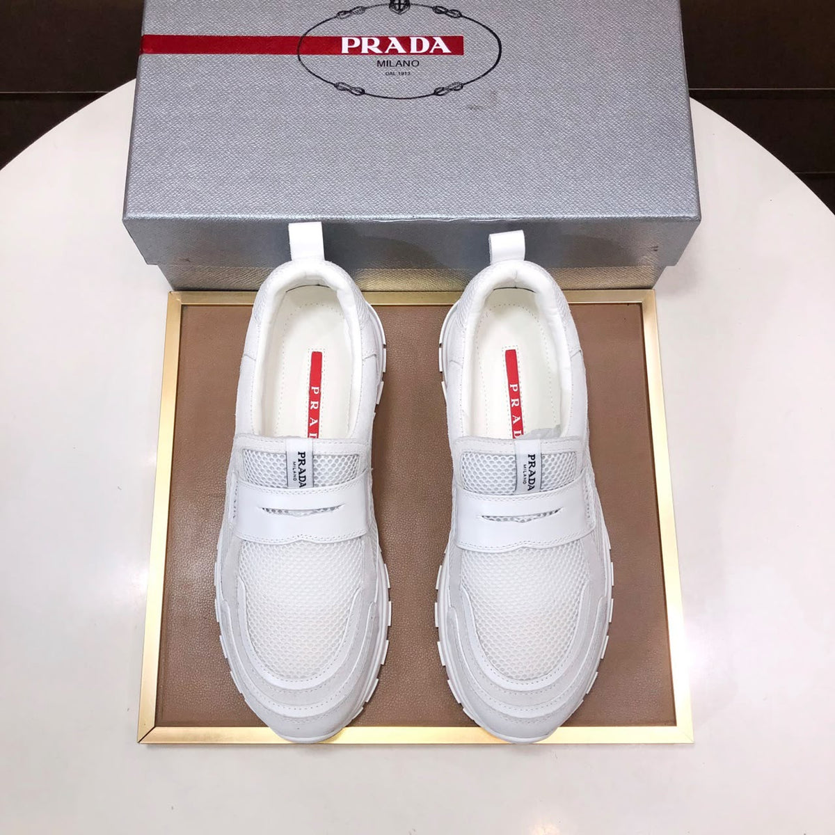 Prada Cloudbust Sneaker White .