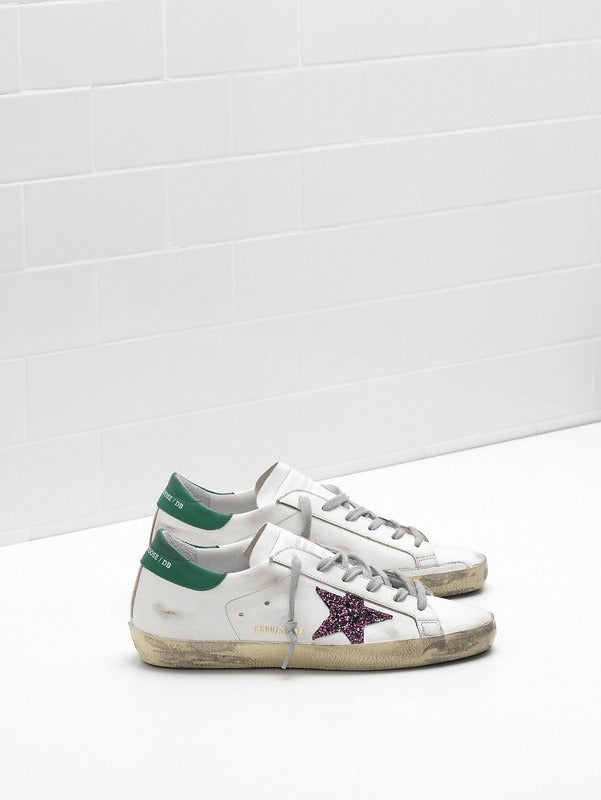 Golden Goose Super-Star Sneaker White/Green