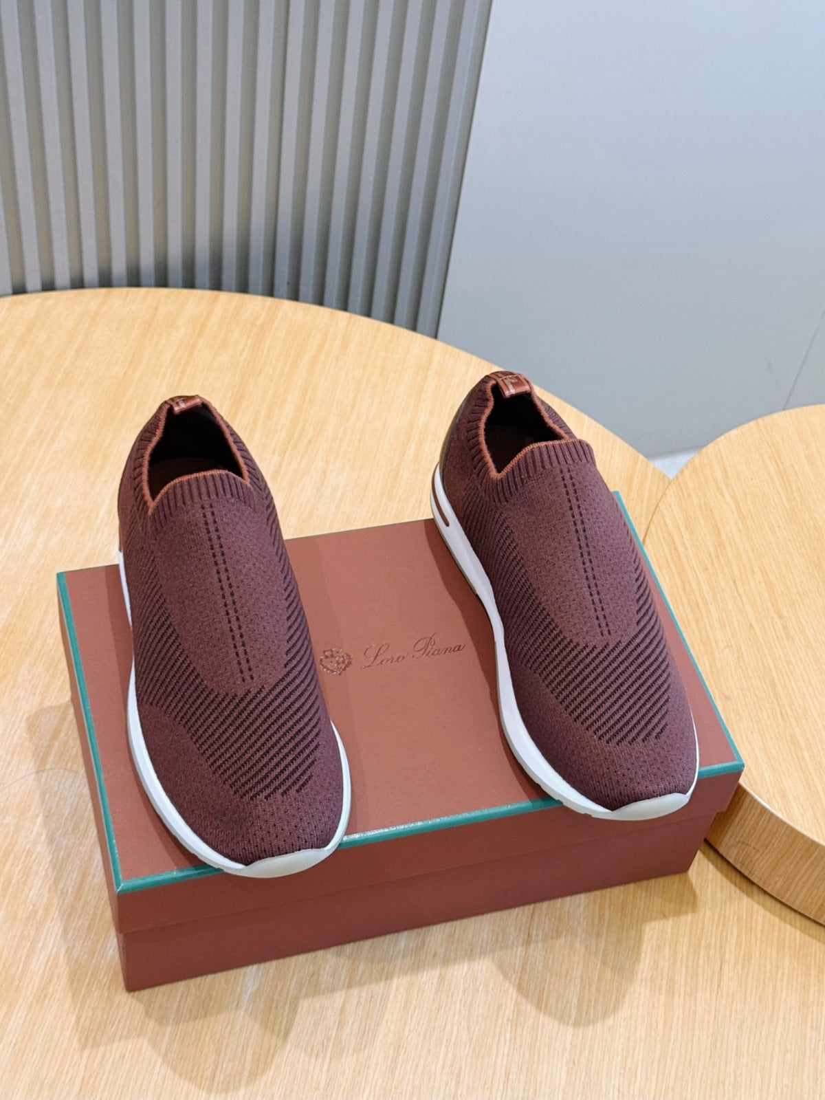 Loro Piana 360 LP Flexy Walk Sneaker Burgundy