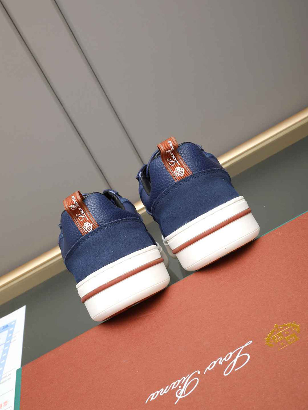 Loro Piana Newport Walk Sneaker Blue .