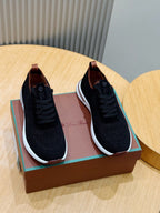 Loro Piana Week End Walk Sneaker Black