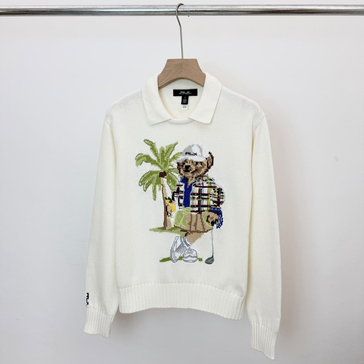 Ralph Lauren Polo Bear Performance Sweater All Cream