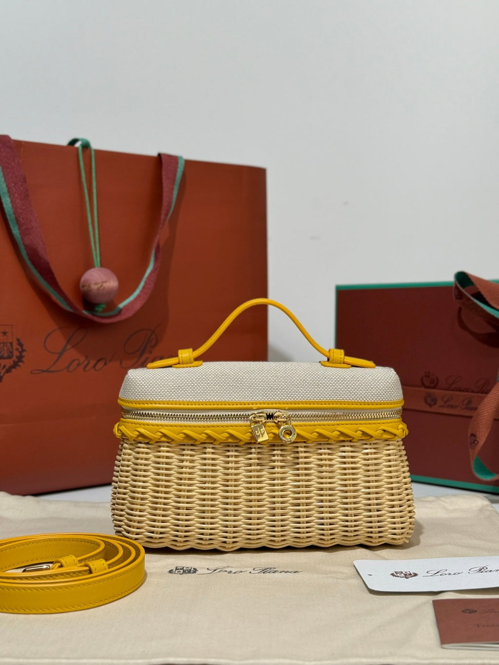 Loro Piana Bag Beige/Yellow