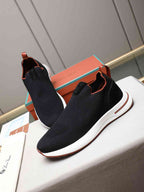 Loro Piana 360 flexy Walk Sneaker Black/Brown .