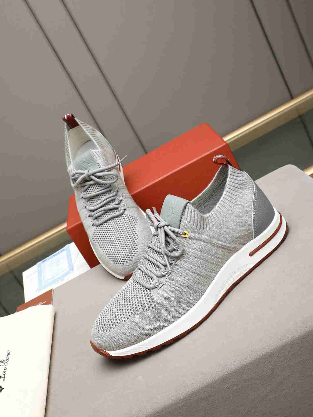 Loro Piana 360 LP Flexy Walk Sneaker Grey .