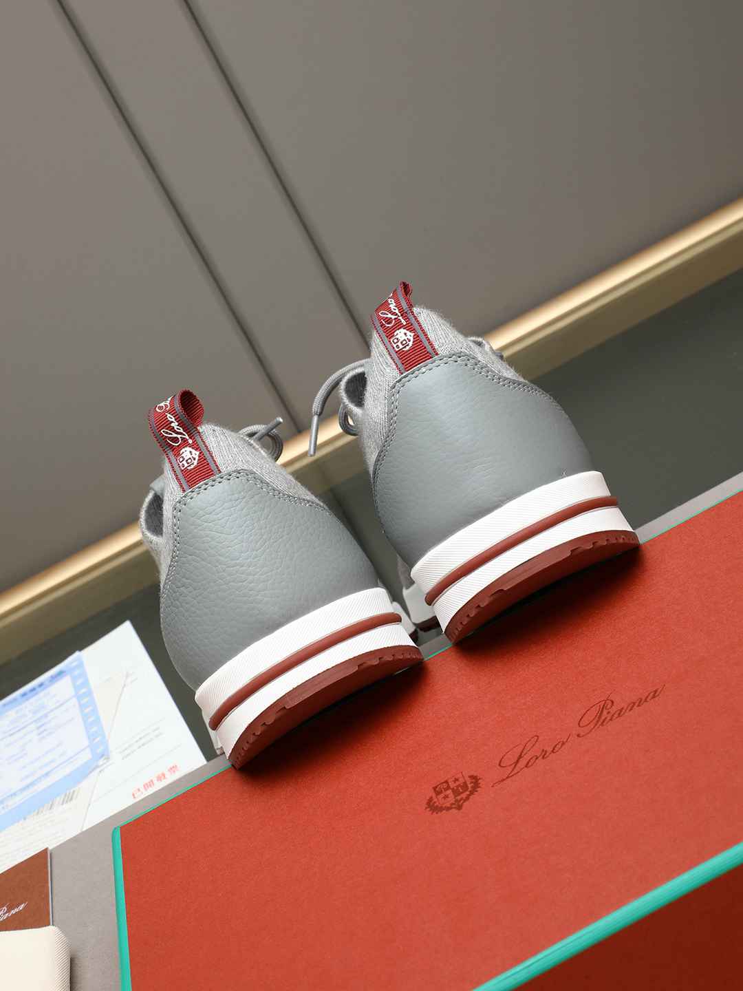 Loro Piana 360 LP Flexy Walk Sneaker Grey .
