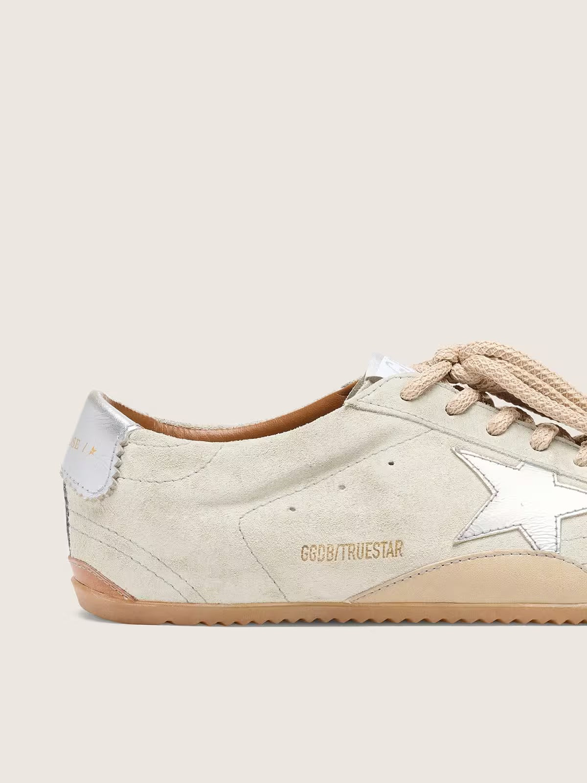 Golden Goose True-Star Sneaker Light Gray/Silver