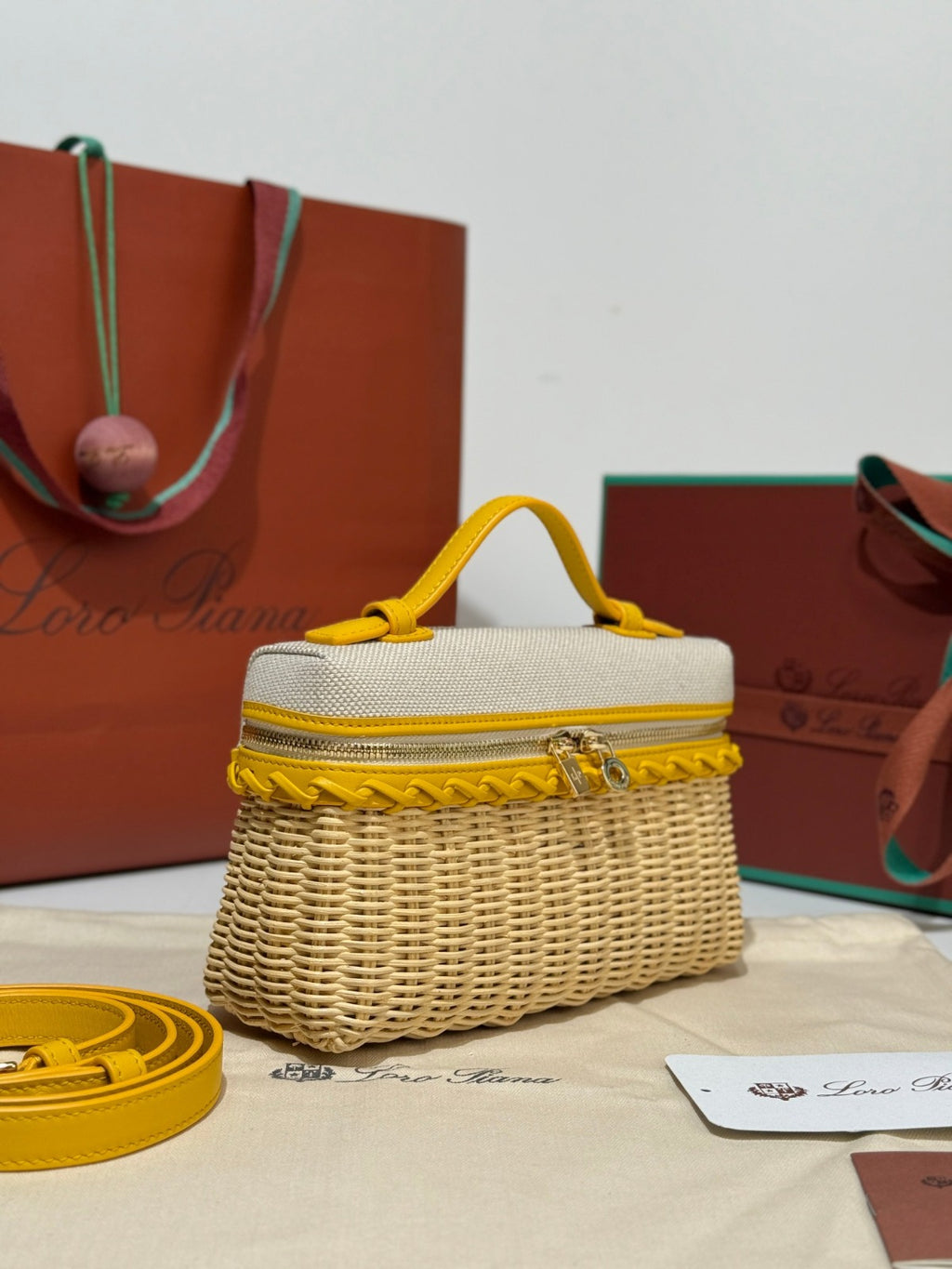 Loro Piana Bag Beige/Yellow