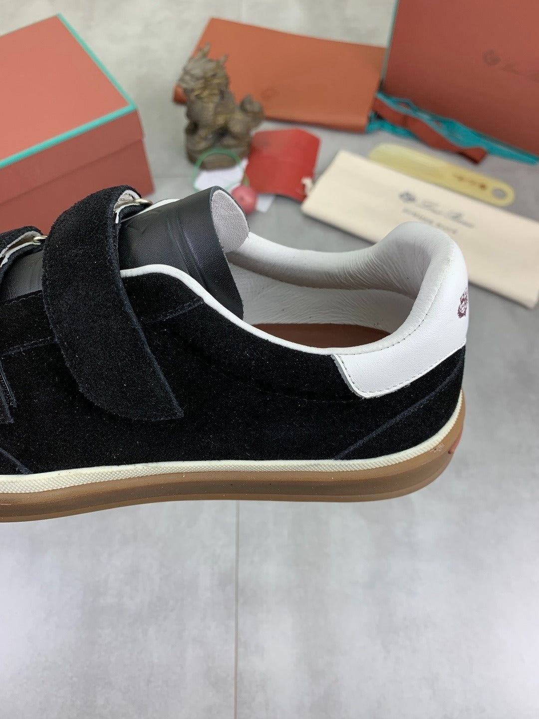 Loro Piana Tennis Walk Sneaker Black/White .