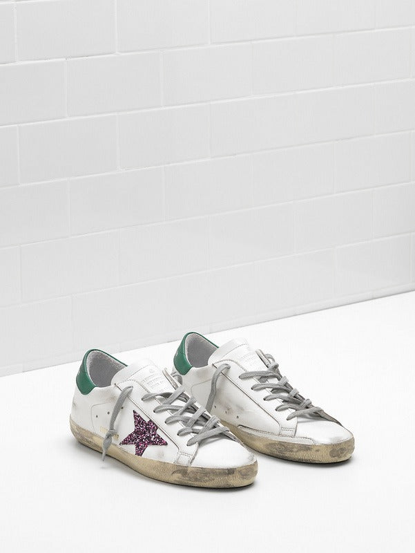 Golden Goose Super-Star Sneaker White/Green