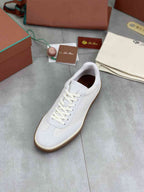 Loro Piana Tennis Walk Sneaker White/Brown .