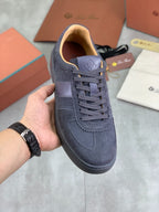 Loro Piana Newport Walk Sneaker All Grey .