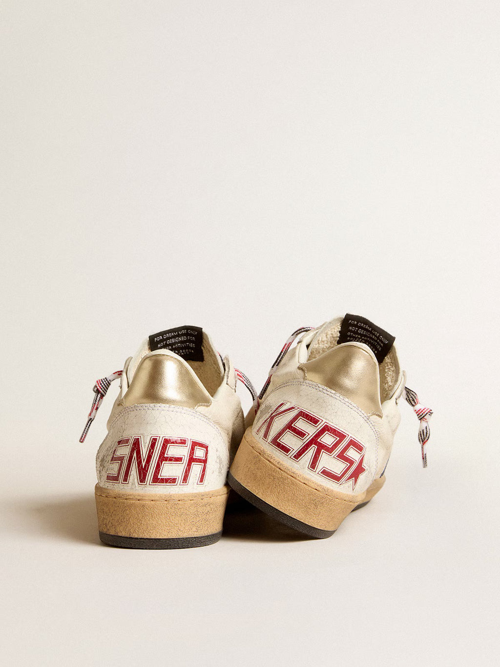 Golden Goose Ball Star Sneaker Ivory/Blue