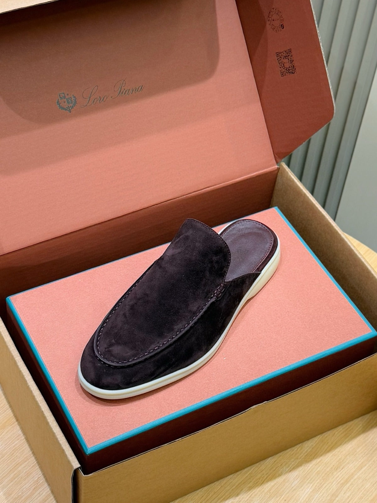 Loro Piana Babouche Walk Mule Brown