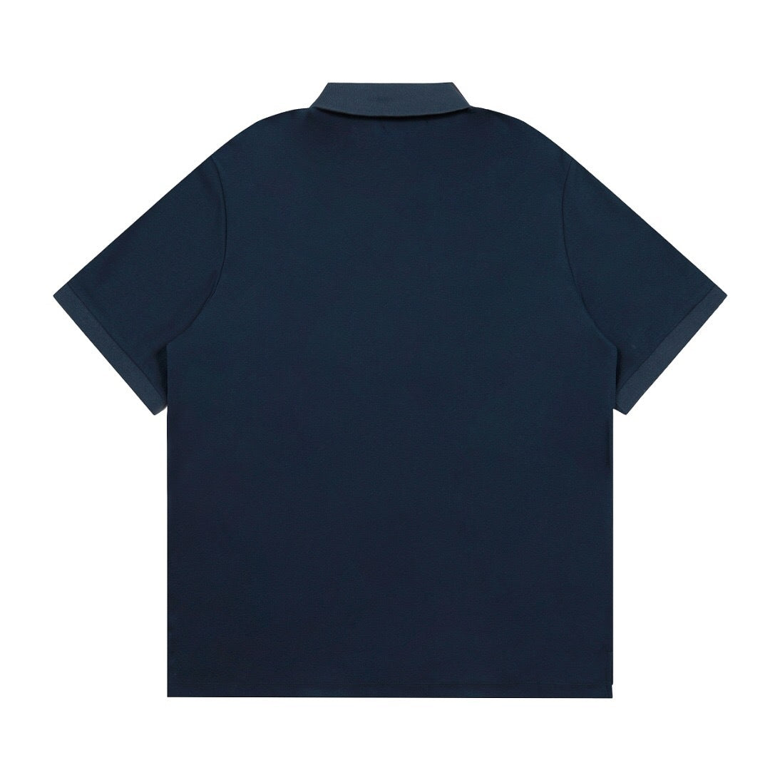 Polo Ralph Lauren Big Pony Mesh Polo Shirt Navy/Grey