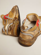 Golden Goose Dad-Star Sneaker Gold