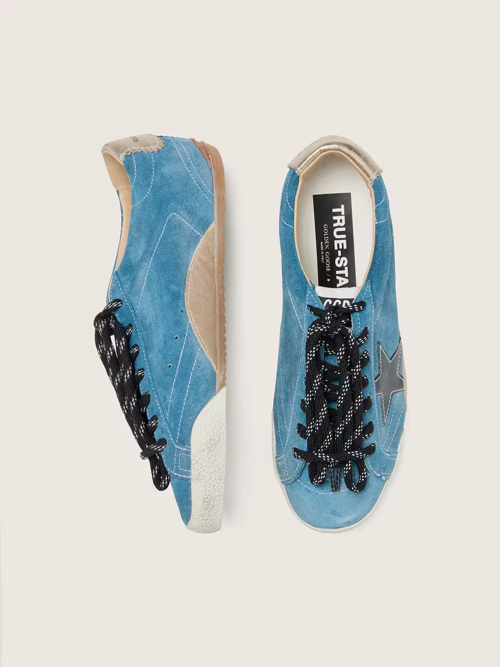 Golden Goose True-Star Sneaker Teal/Black