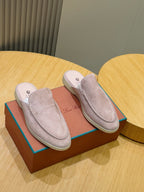 Loro Piana Babouche Walk Mule Pink
