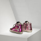 Golden Goose Slide Sneaker Dark Pink